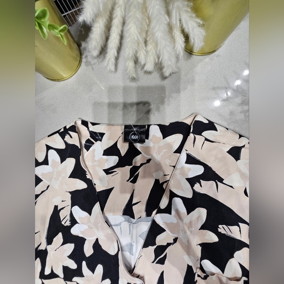 SCHWINN Parfaite robe chemisier, longueur midi à motifs estivaux avec boutons - Picture 4 of 7